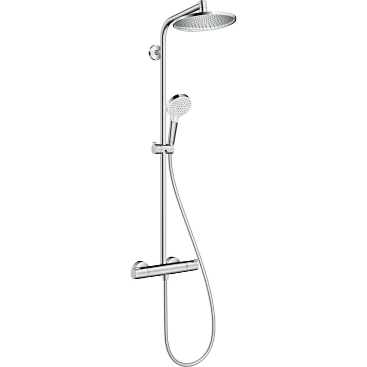 Sadesuihkusetti Hansgrohe Crometta S Showerpipe 240 1jet, termostaattihanalla