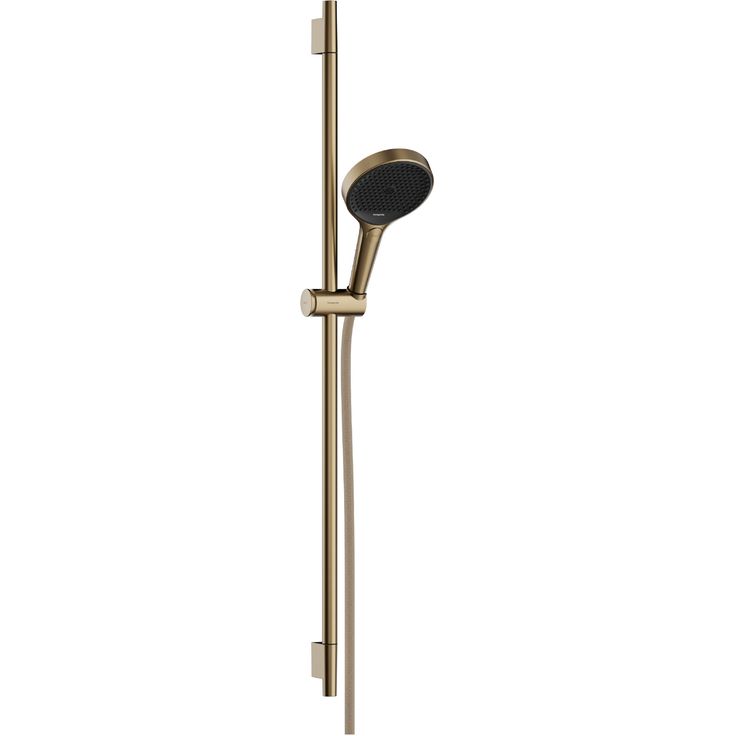 hansgrohe Rainfinity Suihkusetti 130 3jet, suihkutanko S Puro 90 cm, push slider liu'ulla ja Designflex tekstiilisuihkuletkulla 160 cm