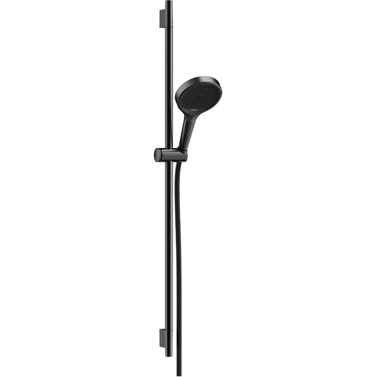 hansgrohe Rainfinity Suihkusetti 130 3jet EcoSmart, suihkutanko S Puro 90 cm, push slider liu'ulla ja Designflex tekstiilisuihkuletkulla 160 cm