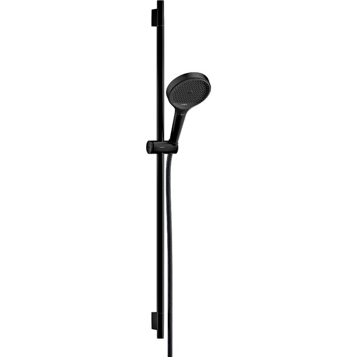 hansgrohe Rainfinity Suihkusetti 130 3jet EcoSmart, suihkutanko S Puro 90 cm, push slider liu'ulla ja Designflex tekstiilisuihkuletkulla 160 cm