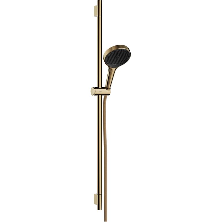 hansgrohe Rainfinity Suihkusetti 130 3jet EcoSmart, suihkutanko S Puro 90 cm, push slider liu'ulla ja Designflex tekstiilisuihkuletkulla 160 cm