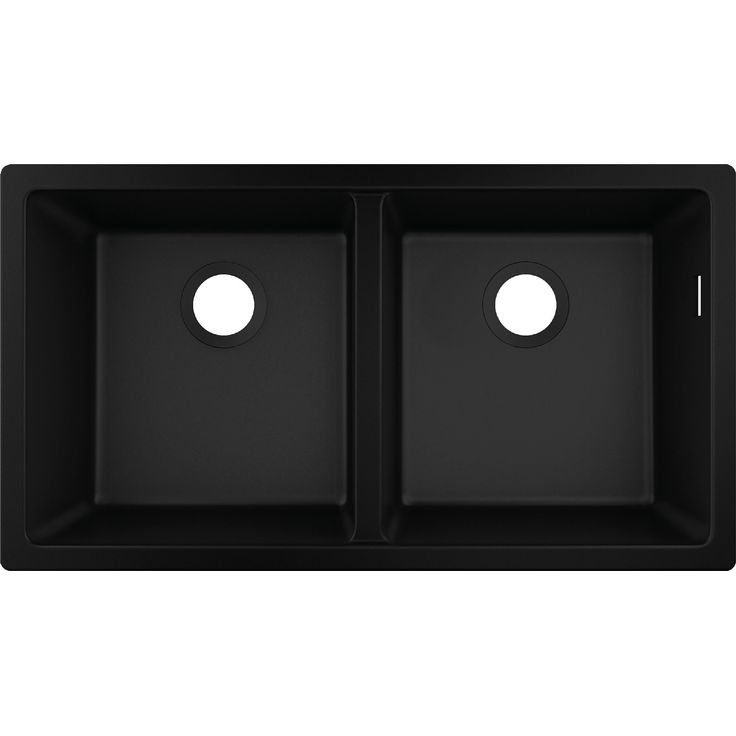 hansgrohe S51 S510-U770 alta-asennettava kaksialtainen SilicaTec allas 370/370 kivitasoon