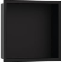 Seinään, upotettava hylly Hansgrohe XtraStoris Original, kehyksellä, 300/150/70, mattamusta