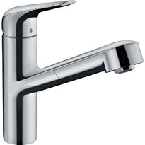 Keittiöhana Hansgrohe Focus M42 150 1jet, ulosvedettävä juoksuputki, kromi
