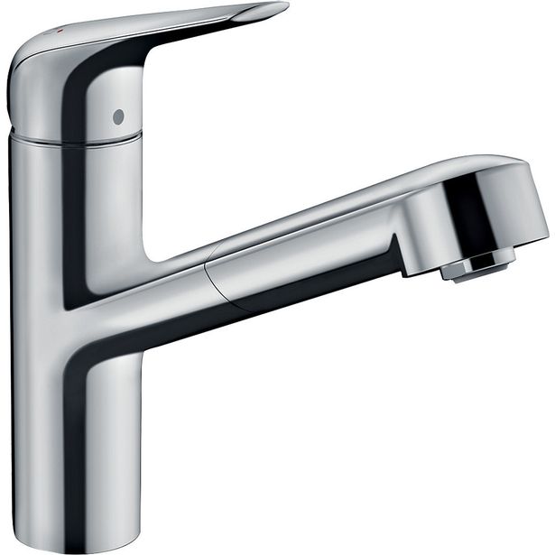 hansgrohe Focus M42 yksiote keittiöhana 150 1jet, ulosvedettävä juoksuputki