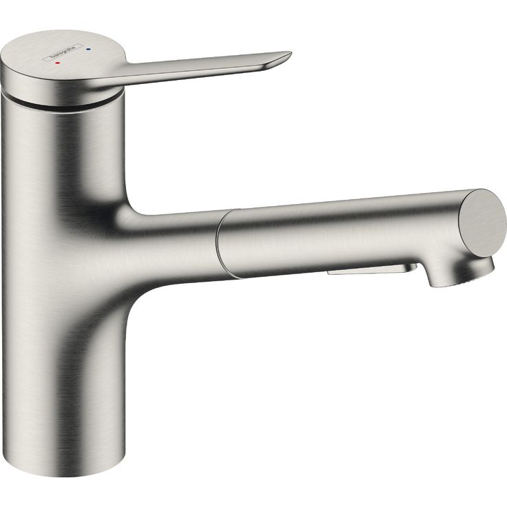 hansgrohe Zesis M33 Yksiote keittiöhana 150, ulosvedettävä juoksuputki, 2 jet
