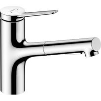 Keittiöhana Hansgrohe Zesis M33 150 2 jet, ulosvedettävä juoksuputki, sBox lite, kromi