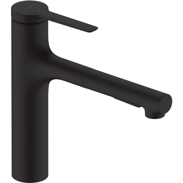 hansgrohe Zesis M33 160, metallinen ulosvedettävä juoksuputki, 2 jet