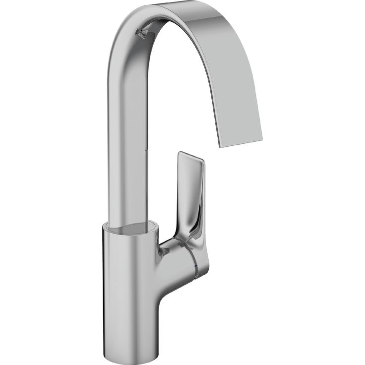hansgrohe Vivenis Yksiote pesuallashana 210 vipupohjaventtiilillä, kääntyvä juoksuputki