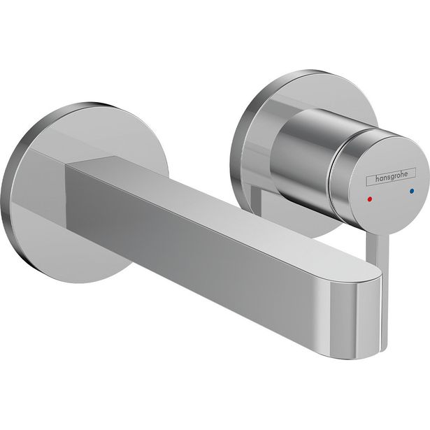 hansgrohe Finoris Yksiote pesuallashana piiloasennus seinään juoksuputki 16,8 cm