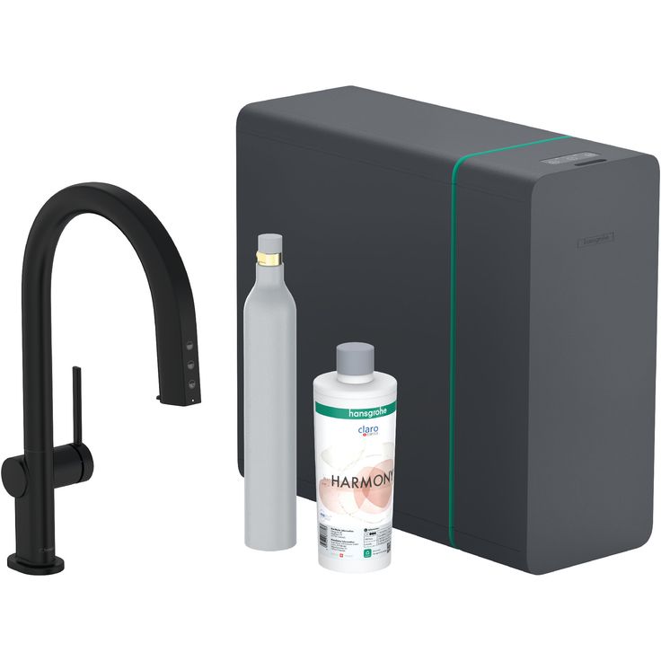 hansgrohe Aqittura M91 SodaSystem 210, Ulosvedettävä juoksuputki, 1jet, sBox, setti