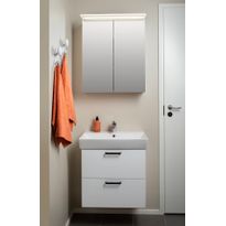 Allaskaappi altaalla Hiipakka Caino, laatikoilla, valkoinen, eri kokoja