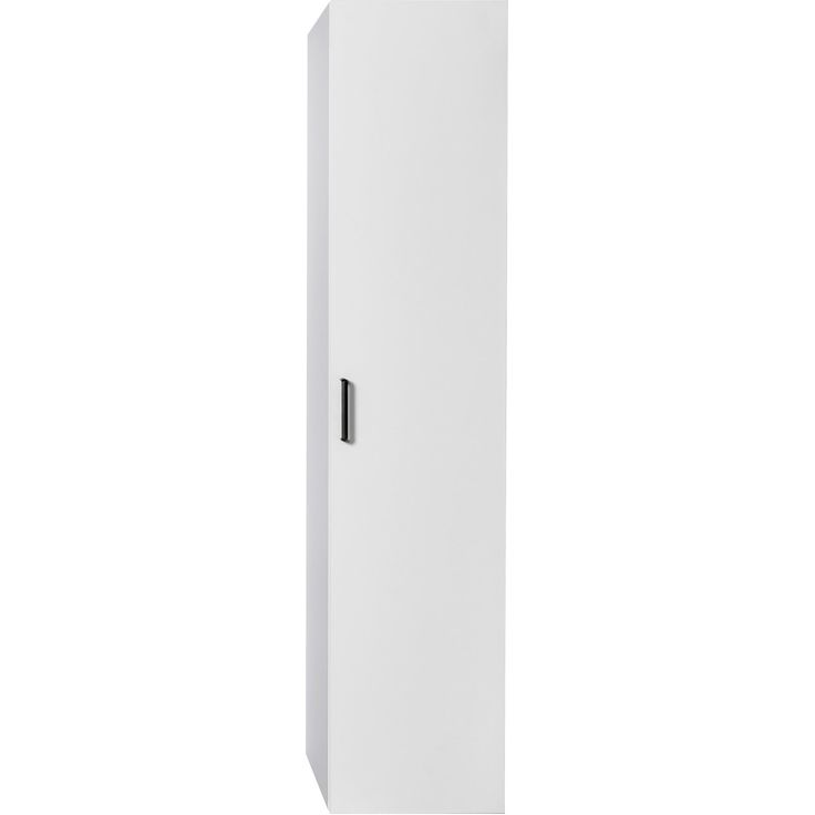 Korkeakaappi Hiipakka Caino 1750x400mm, laminoitu PUR-levy, valkoinen