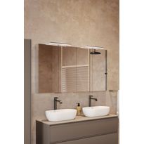 Peilikaappi Hietakari Modena Q08, ylävalolla ja pistorasialla, eri kokoja