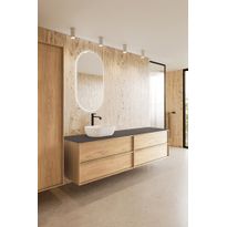 Kaksoisallaskaappi malja-altaalla Hietakari Casa H13, 1180x457 mm, eri vaihtoehtoja