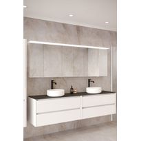 Peilikaappi Hietakari Modena Q14, valolipalla ja pistorasialla, eri kokoja