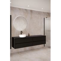 Kaksoisallaskaappi malja-altaalla Hietakari Classic K04, 1588x455 mm, eri vaihtoehtoja