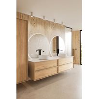 Kaksoisallaskaappi kahdella malja-altaalla Hietakari Casa H11, 1180x457 mm, eri vaihtoehtoja