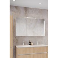 Peilikaappi Hietakari Modena Q07, ylävalolla ja pistorasialla, eri kokoja