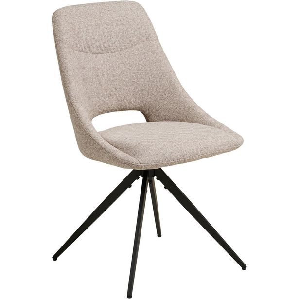 Ruokapöydän tuoli House Nordic Dokka, pyörivä, hiekka