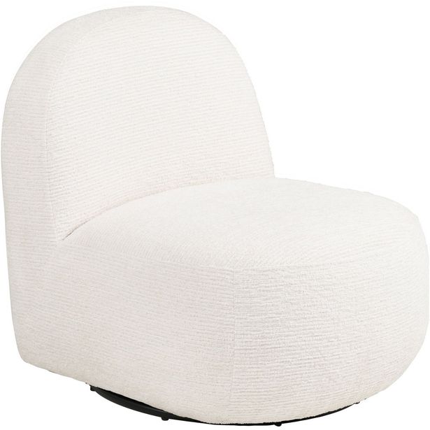 Lepotuoli House Nordic Milo, pyörivä, luonnonvalkoinen