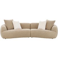 Sohva House Nordic Dali, 4-istuttava, vaaleanruskea