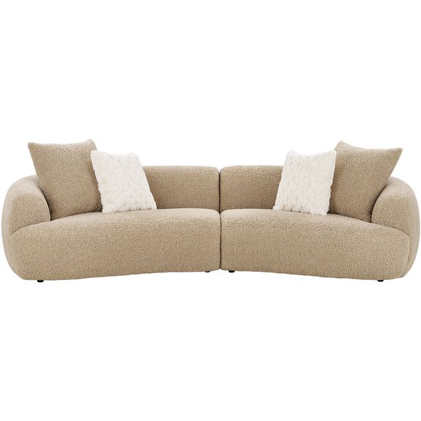 Sohva House Nordic Dali, 4-istuttava, vaaleanruskea