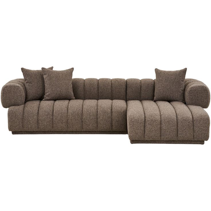 Divaanisohva House Nordic Aurora, 4-istuttava, oikea, ruskea