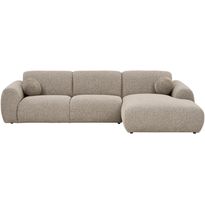 Divaanisohva House Nordic Clyde, 4-istuttava, oikea, ruskeanharmaa