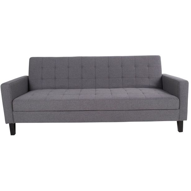 Vuodesohva House Nordic Milton, 2.5-istuttava, vuodevaatelaatikolla, tummanharmaa