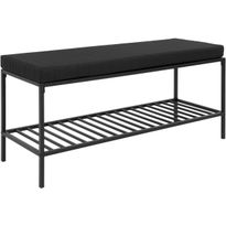 Eteispenkki House Nordic Vita, 100cm, pehmusteella, musta