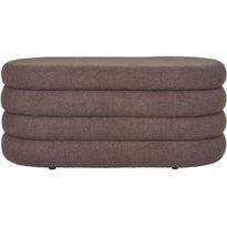Säilytyspenkki House Nordic Dartford, 103cm, ruskea bouclé
