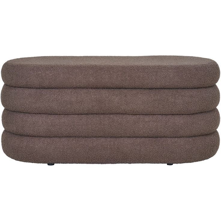 Säilytyspenkki House Nordic Dartford, 103cm, ruskea bouclé