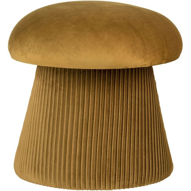 Rahi House Nordic Hampton, ø41x39cm, okrankeltainen sametti