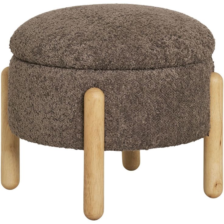 Säilytysrahi House Nordic Medas, ruskea bouclé