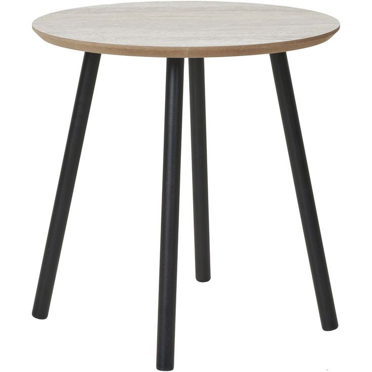 Sivupöytä House Nordic Aalst, ø40x40cm, harmaa/beige travertinekuosi