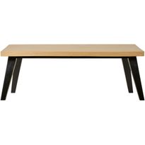 Sohvapöytä House Nordic Amora, 60x120x42cm, kalanruotokuosi, ruskea