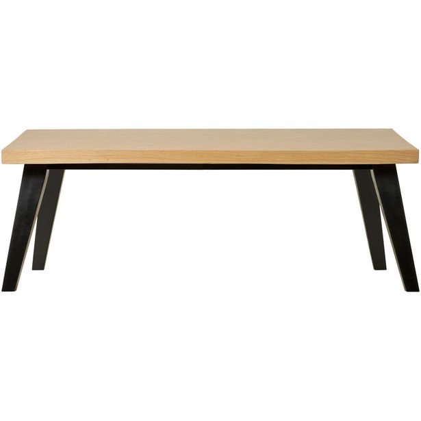 Sohvapöytä House Nordic Amora, 60x120x42cm, kalanruotokuosi, ruskea