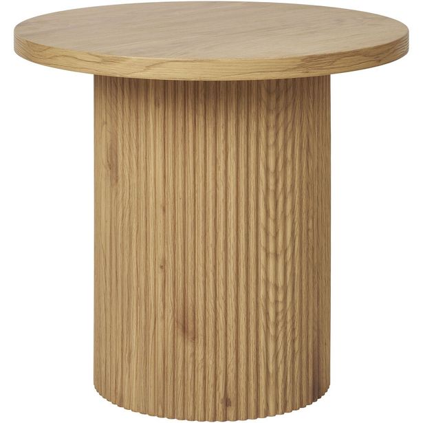 Sivupöytä House Nordic Boavista, ø48x45cm, vaaleanruskea