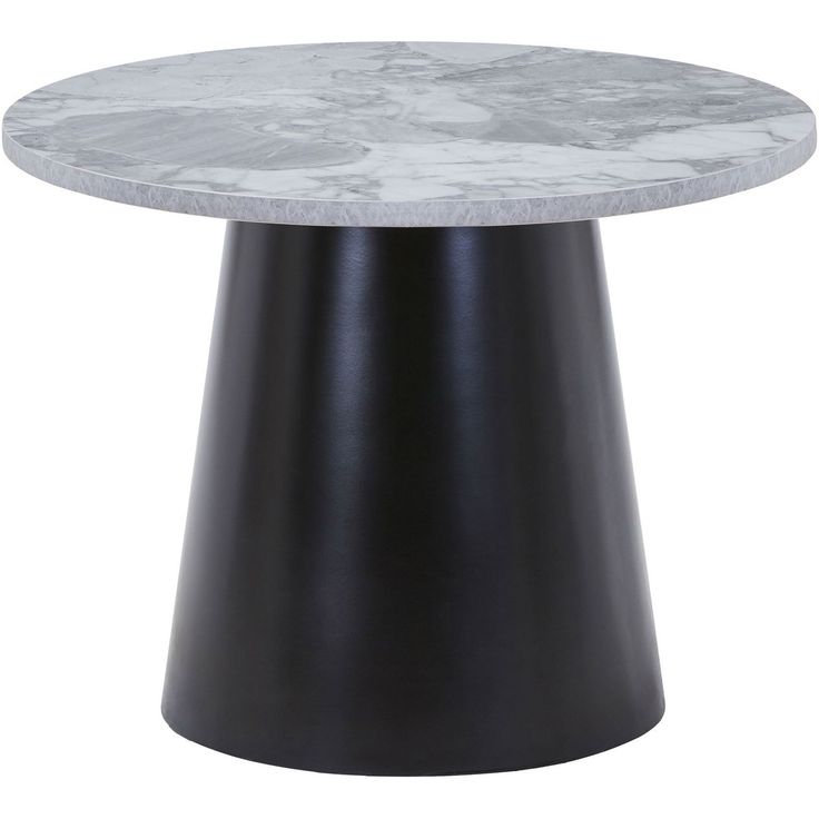 Sohvapöytä House Nordic Brito, ø60cm, harmaa marmorijäljitelmä