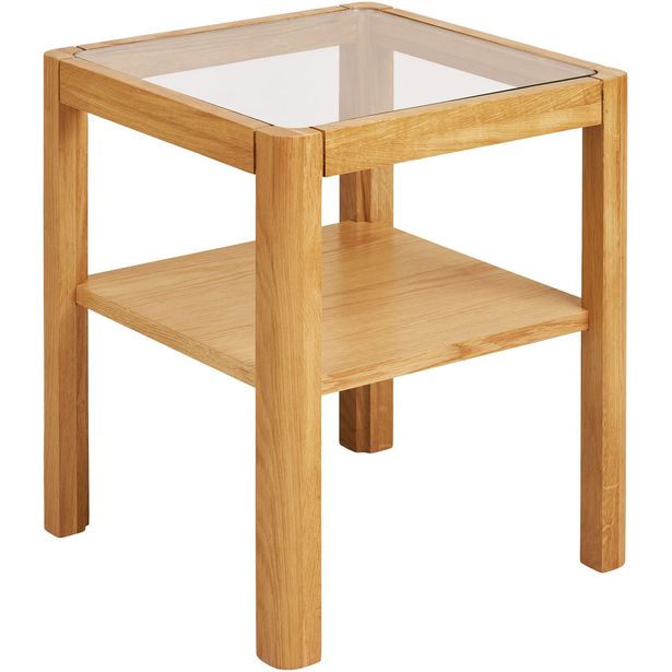 Sivupöytä House Nordic Lourmarin, 40x40x45cm, tammi