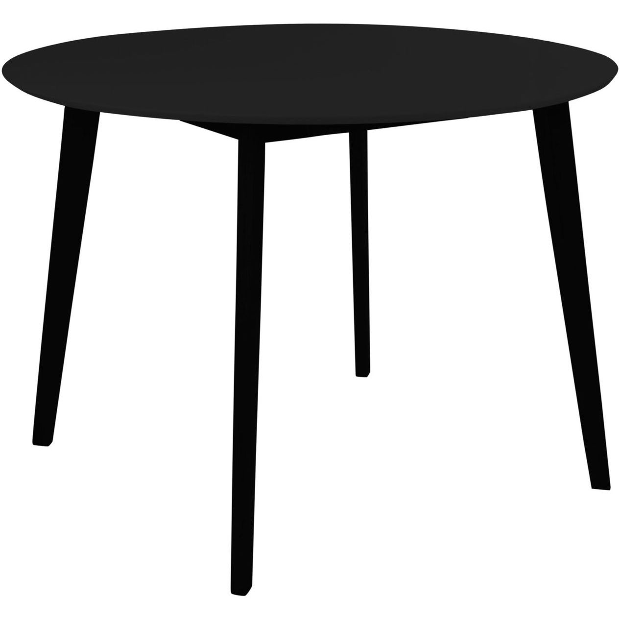 Ruokapöytä House Nordic Vojens, ø105cm, musta