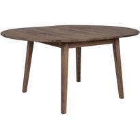 Jatkettava ruokapöytä House Nordic Metz, ø118x118-158cm, ruskea