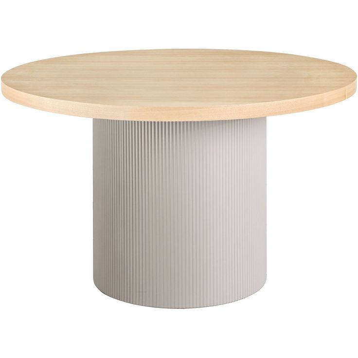 Pyöreä ruokapöytä House Nordic Solva, ø120cm, hiekka/ruskea