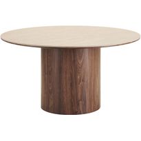 Pyöreä ruokapöytä House Nordic Delphi Ø120/140 cm
