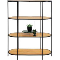 Hylly House Nordic Vita, 85x36x111cm, 4 ovaalilla tasolla