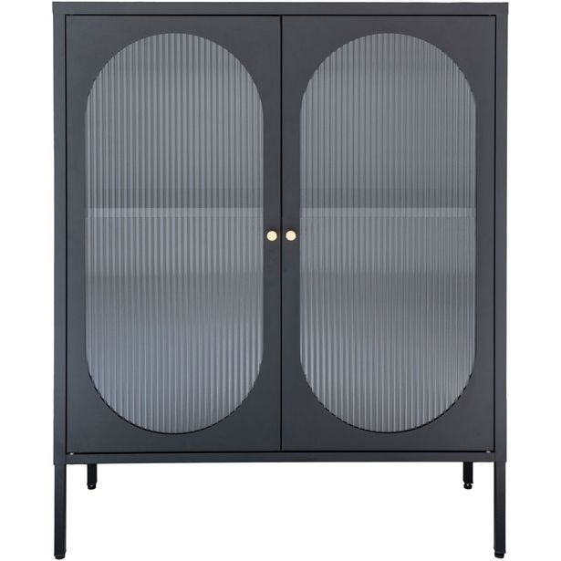 Vitriini House Nordic Adelaide, 90x35x110cm, musta