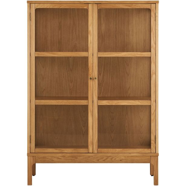 Vitriinikaappi House Nordic Zamora, 40x90x126cm, tammi