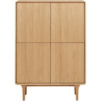 Kaappi House Nordic Darwin, 100x40x140cm, tammi