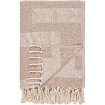 Torkkupeitto House Nordic Adana, 130x180cm, taupe